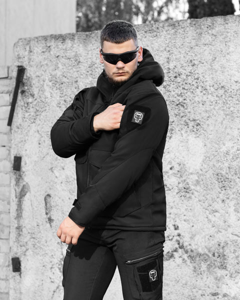 Тактикалық қысқы күрте BEZET Sturm қара