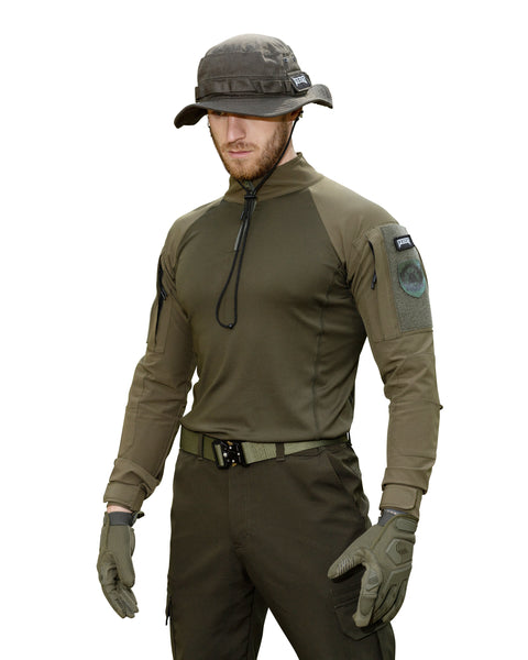 Рубашка тактическая мужская BEZET Combat хаки