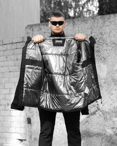 Тактикалық қысқы күрте BEZET Sturm қара