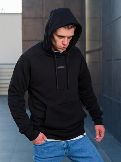 Hoodie BEZET Crazy қара