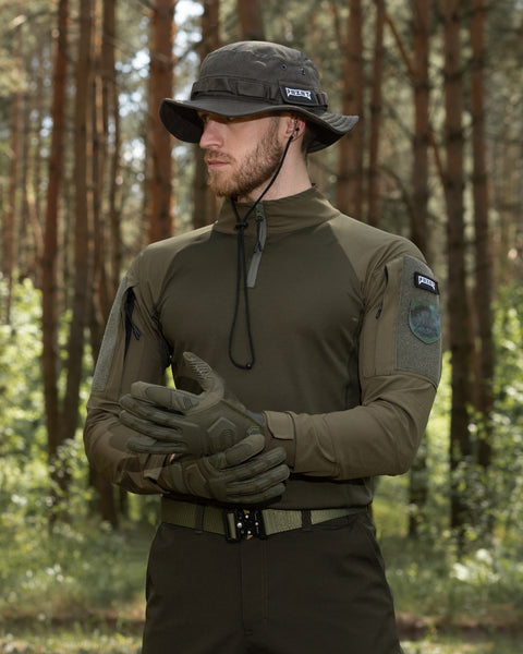 Рубашка тактическая мужская BEZET Combat хаки