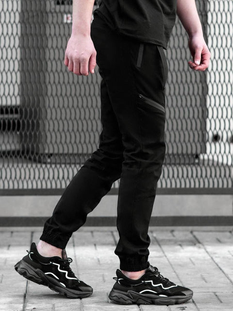 Жүгіру шалбары BEZET Techwear қара түсті