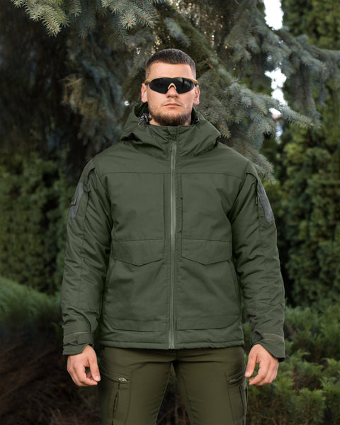 Тактикалық қысқы күрте BEZET Assault хаки