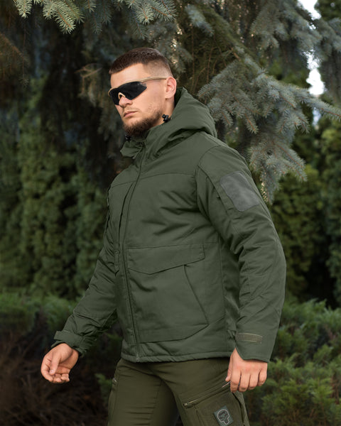 Тактикалық қысқы күрте BEZET Assault хаки