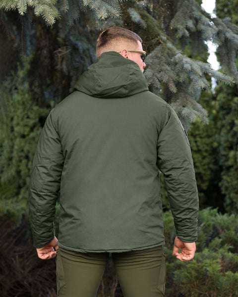 Тактикалық қысқы күрте BEZET Assault хаки
