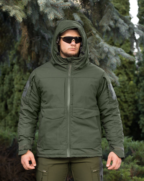 Тактикалық қысқы күрте BEZET Assault хаки