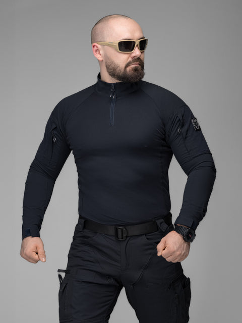 Рубашка тактическая мужская BEZET Combat синий