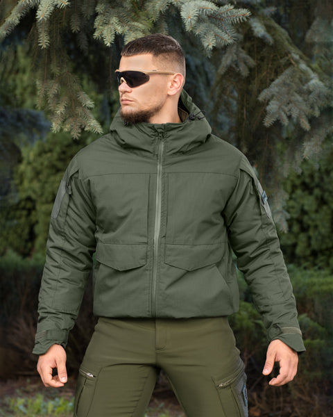Тактикалық қысқы күрте BEZET Assault хаки