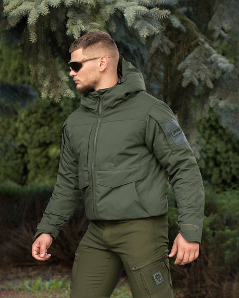 Тактикалық қысқы күрте BEZET Assault хаки