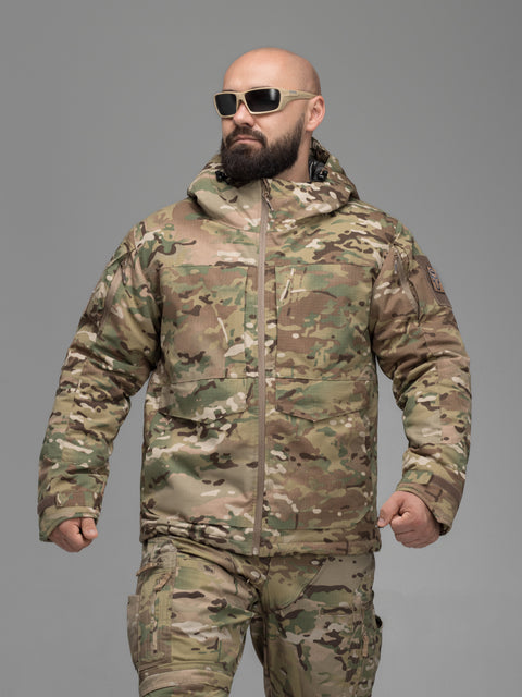 Куртка тактическая зимняя BEZET Штурм мультикам