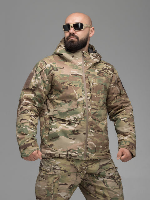 Куртка тактическая зимняя BEZET Штурм мультикам