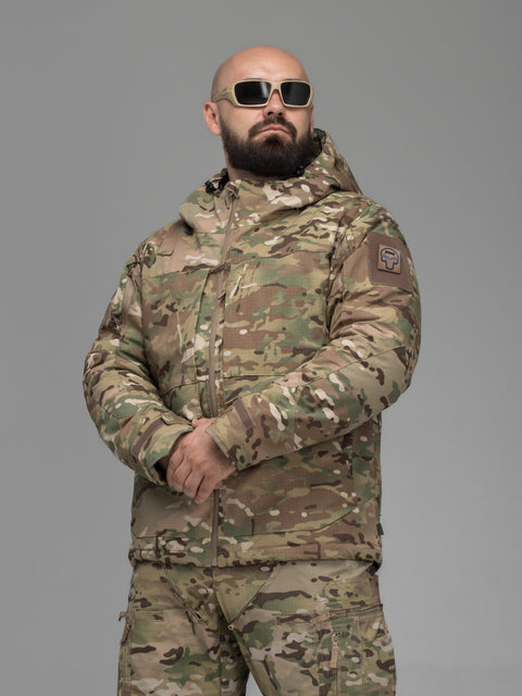 Куртка тактическая зимняя BEZET Штурм мультикам