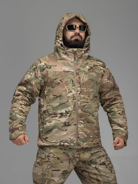Куртка тактическая зимняя BEZET Штурм мультикам