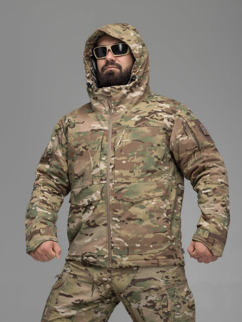 Куртка тактическая зимняя BEZET Штурм мультикам