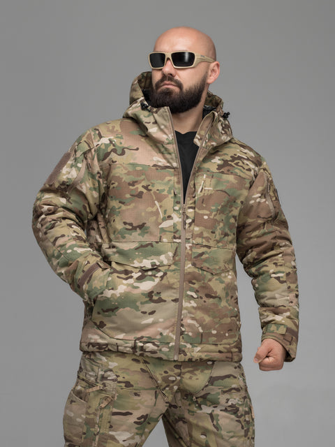 Куртка тактическая зимняя BEZET Штурм мультикам