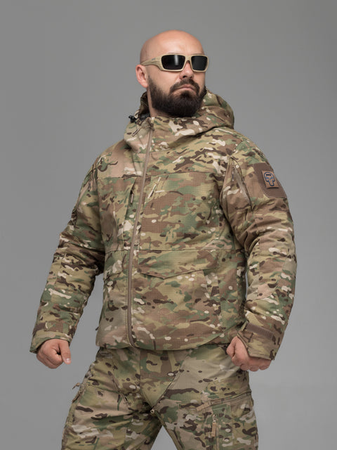Куртка тактическая зимняя BEZET Штурм мультикам