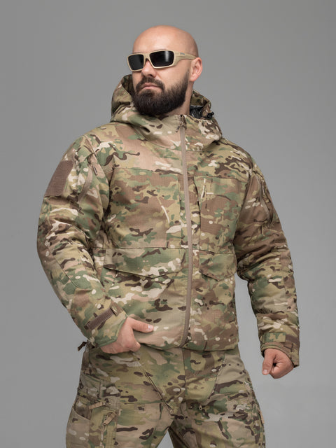 Куртка тактическая зимняя BEZET Штурм мультикам