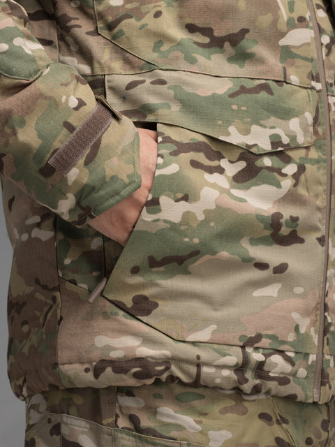 Куртка тактическая зимняя BEZET Штурм мультикам