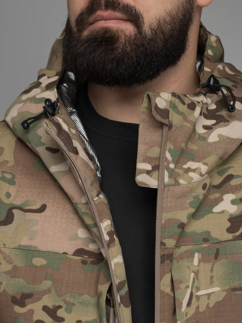 Куртка тактическая зимняя BEZET Штурм мультикам
