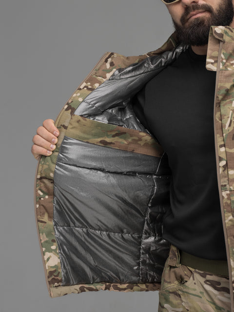 Куртка тактическая зимняя BEZET Штурм мультикам
