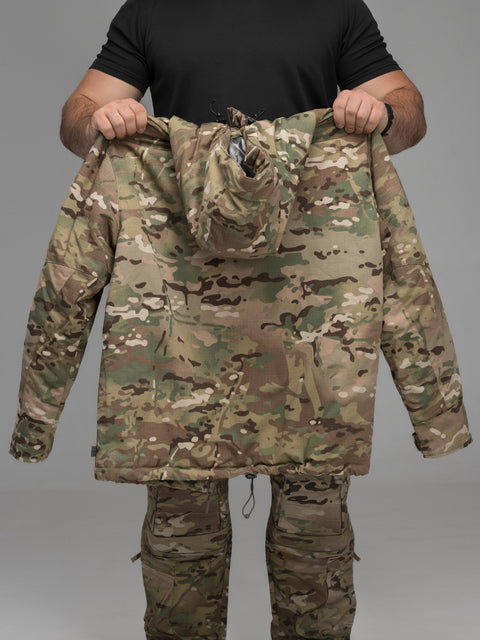 Куртка тактическая зимняя BEZET Штурм мультикам