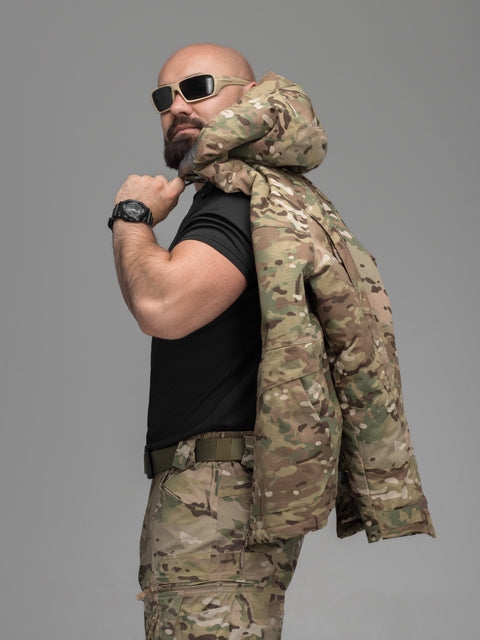 Куртка тактическая зимняя BEZET Штурм мультикам