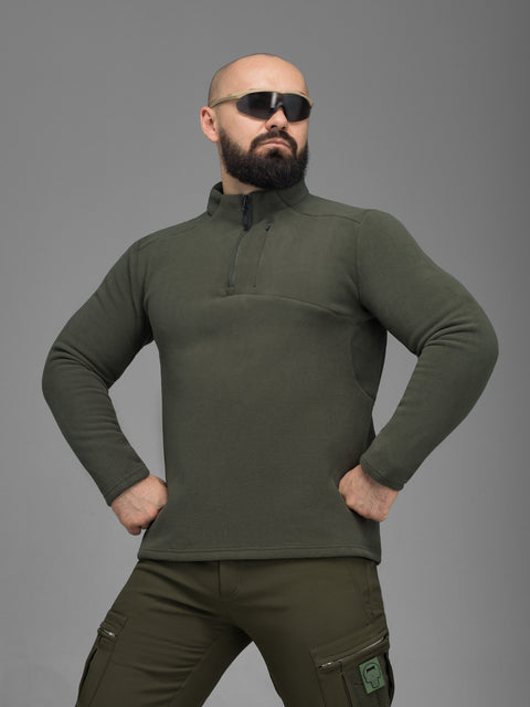 Кофта флисовая BEZET Frostline хаки