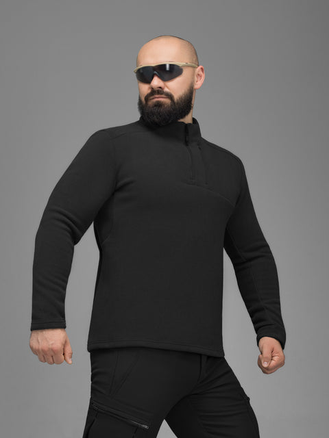 Кофта флисовая BEZET Frostline черная