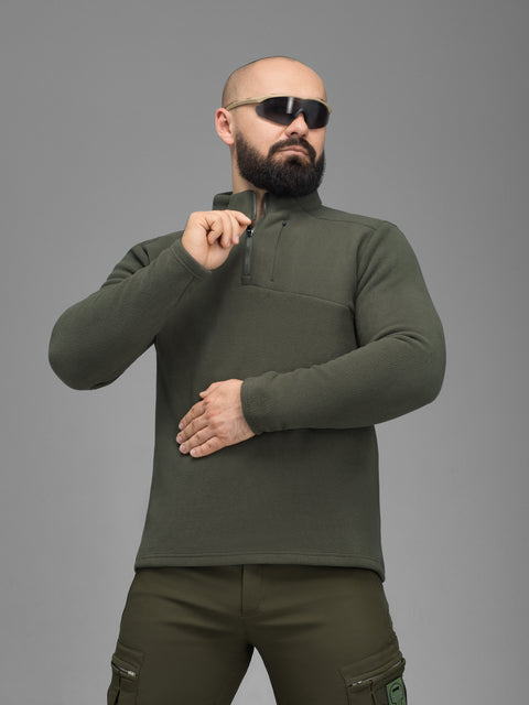 Кофта флисовая BEZET Frostline хаки