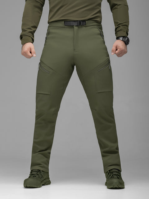 Брюки карго тактические Softshell BEZET Techwear хаки