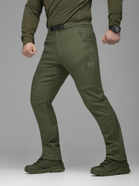 Брюки карго тактические Softshell BEZET Techwear хаки