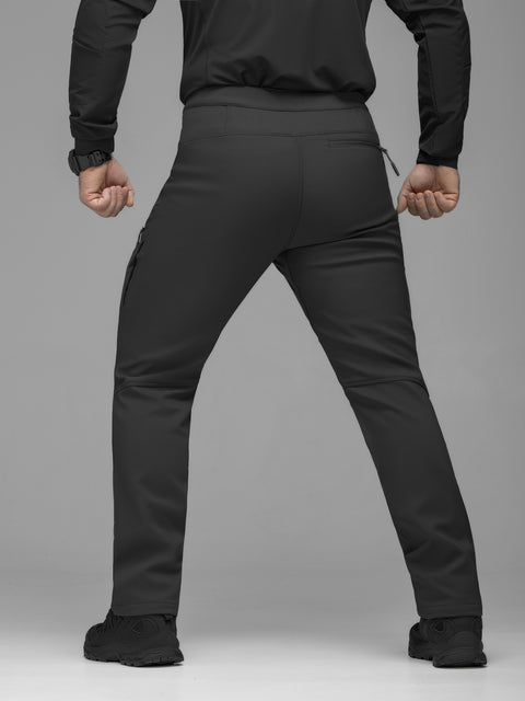 Брюки карго тактические Softshell BEZET Techwear черный