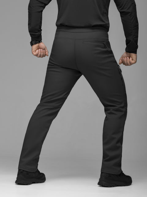Брюки карго тактические Softshell BEZET Techwear черный