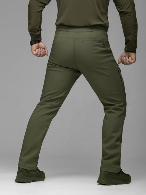Брюки карго тактические Softshell BEZET Techwear хаки