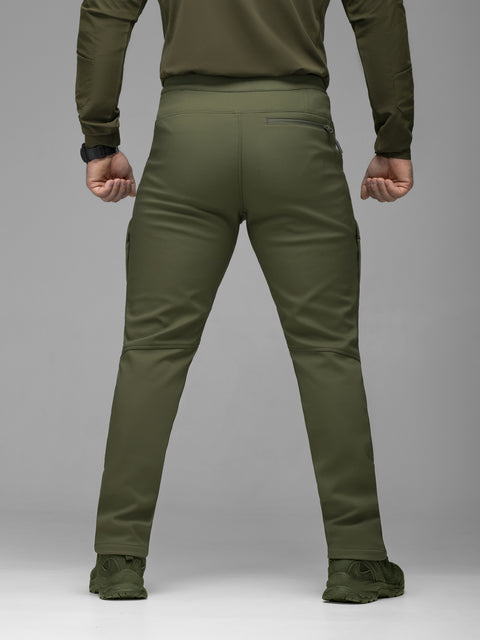 Брюки карго тактические Softshell BEZET Techwear хаки