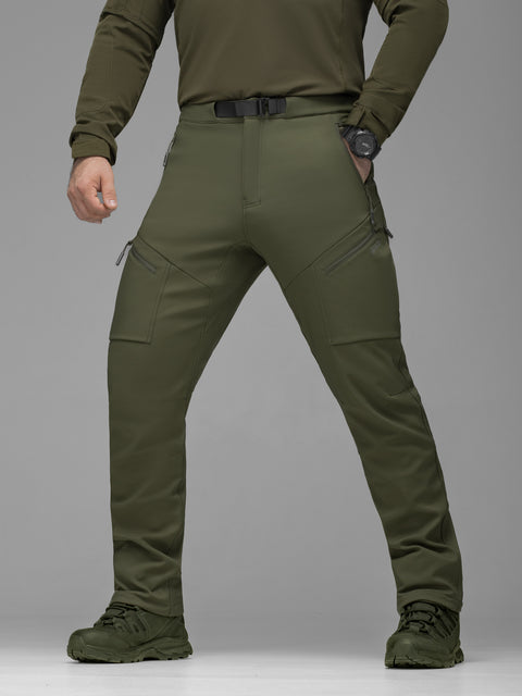 Брюки карго тактические Softshell BEZET Techwear хаки