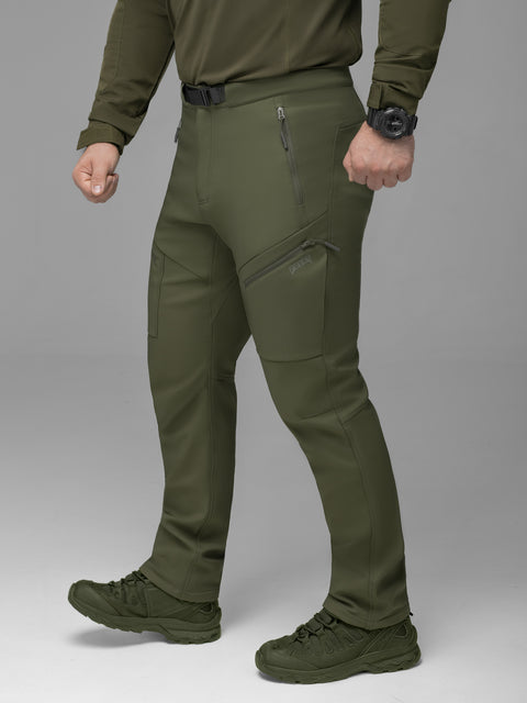 Брюки карго тактические Softshell BEZET Techwear хаки
