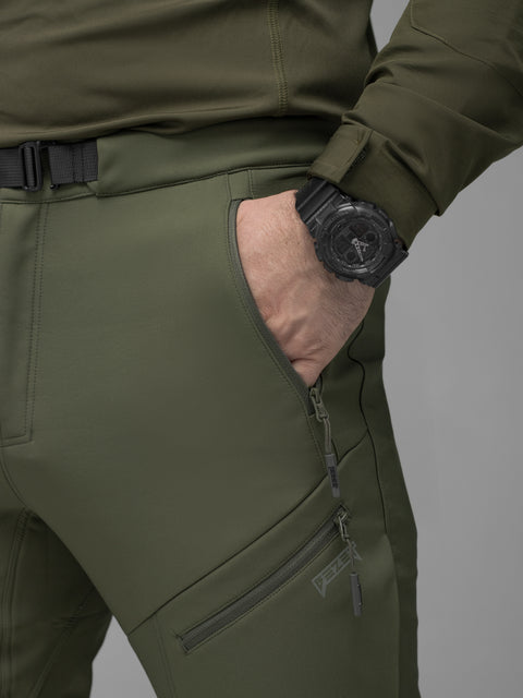 Брюки карго тактические Softshell BEZET Techwear хаки