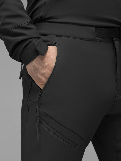 Брюки карго тактические Softshell BEZET Techwear черный