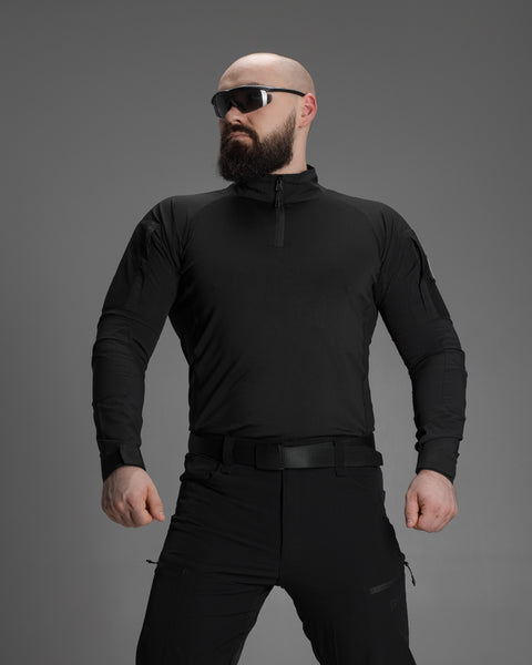 Рубашка тактическая мужская BEZET Combat черный