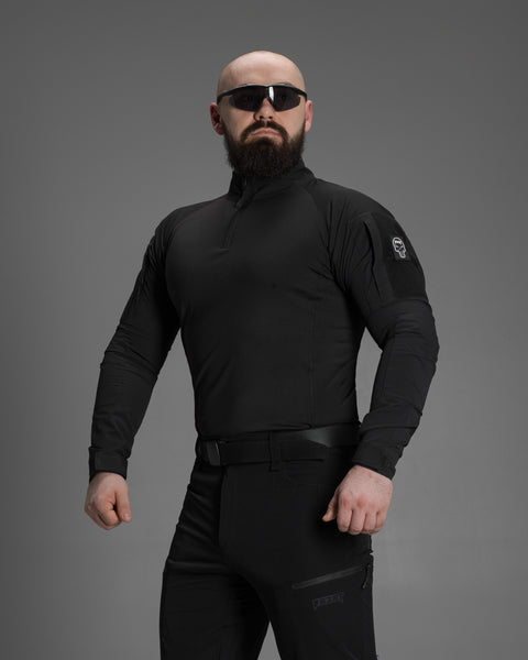 Рубашка тактическая мужская BEZET Combat черный