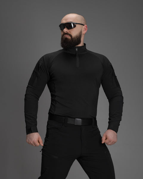 Рубашка тактическая мужская BEZET Combat черный