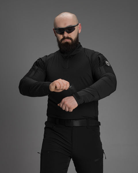 Рубашка тактическая мужская BEZET Combat черный