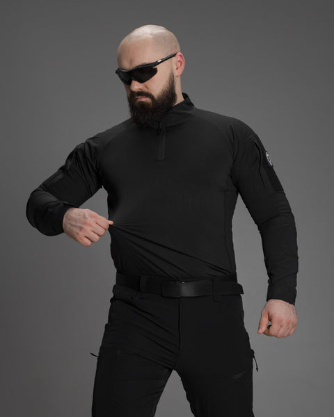 Рубашка тактическая мужская BEZET Combat черный