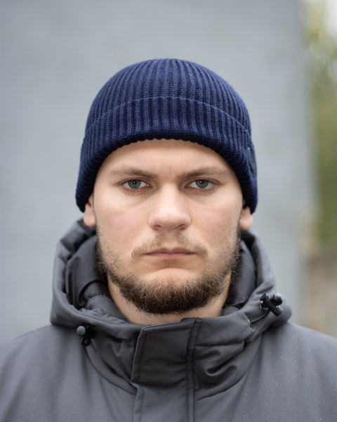 Шапка вязаная BEZET Patrol синий