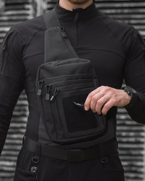 Мессенджер BEZET Holster черный