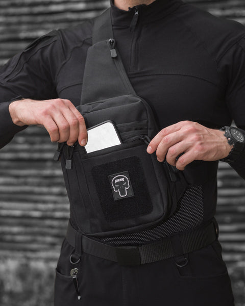 Мессенджер BEZET Holster черный
