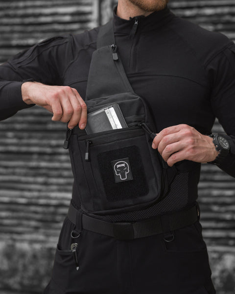 Мессенджер BEZET Holster черный