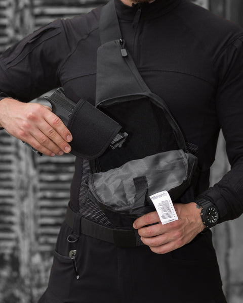 Мессенджер BEZET Holster черный