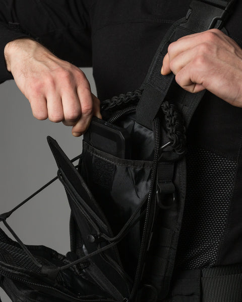 BEZET Messenger Convoy 2.0 қара түсті